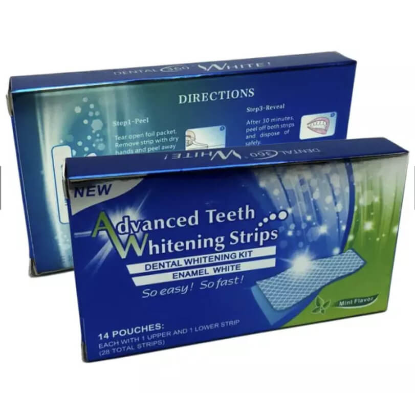 mieng dan trang rang Advanced Teeth Whitening Strips
