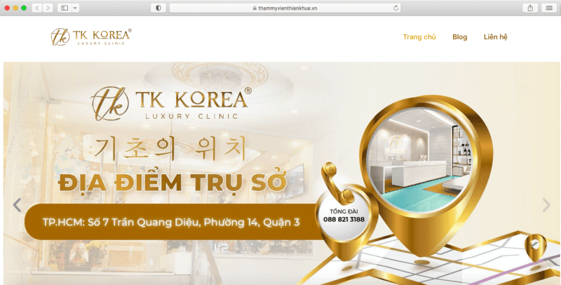Webstie TK Korea